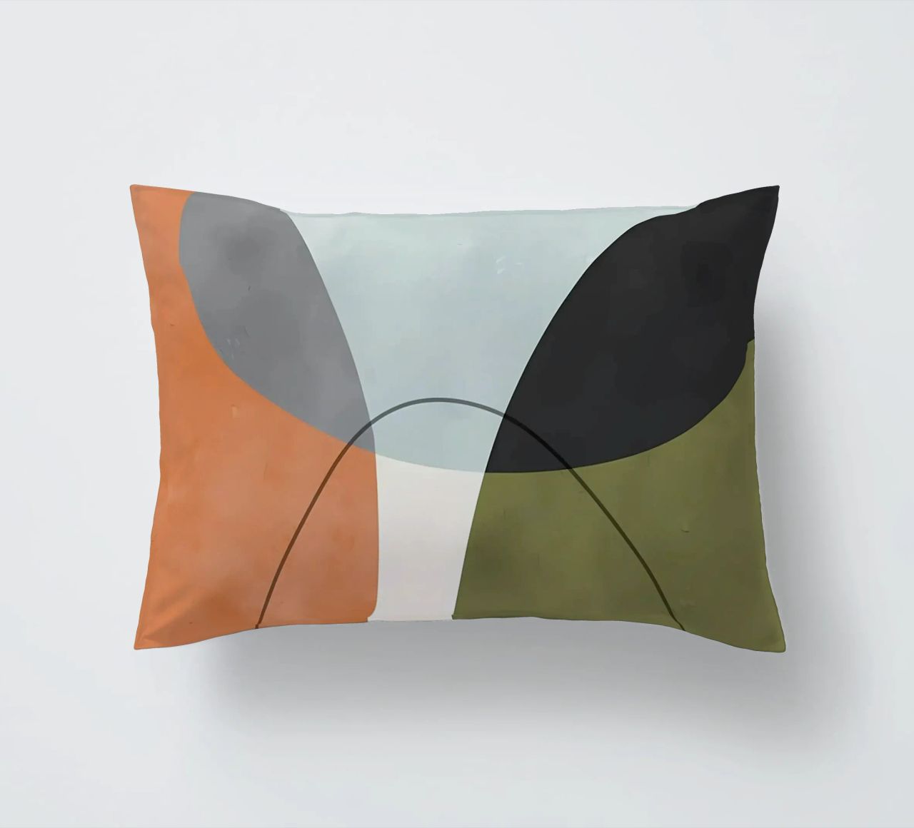 Forme espressive 4 cuscino da Aiden Garcia