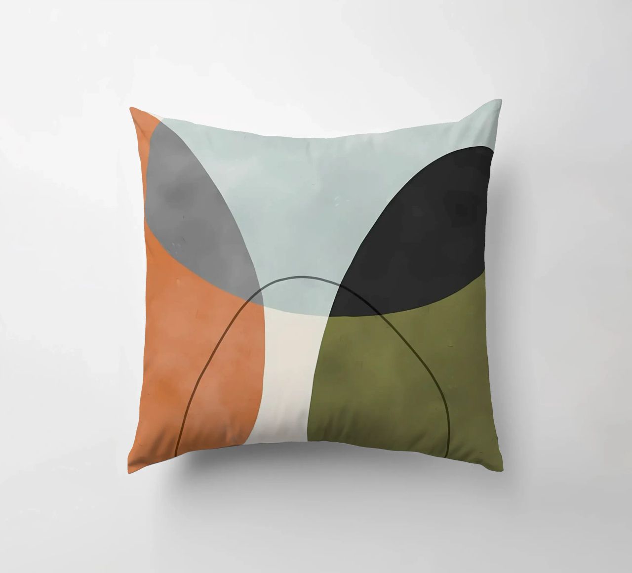 Forme espressive 4 cuscino da Aiden Garcia