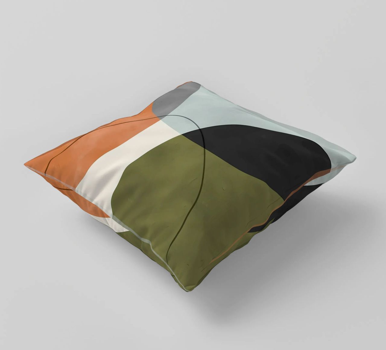 Forme espressive 4 cuscino da Aiden Garcia