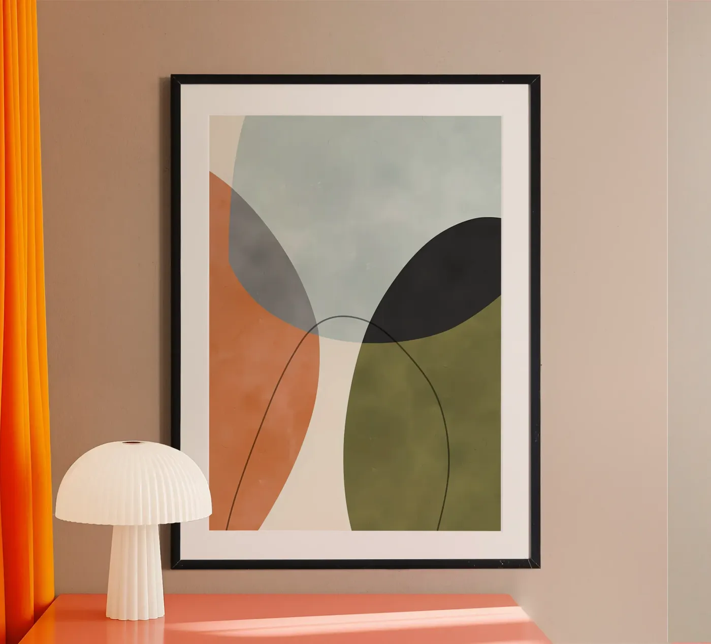 Expressive forms 4 poster by Aiden Garcia