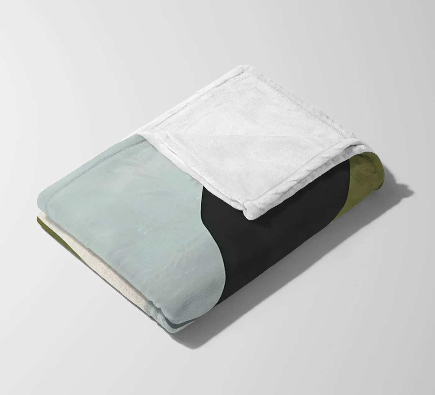 Expressive forms 4 fleece blanket by Aiden Garcia