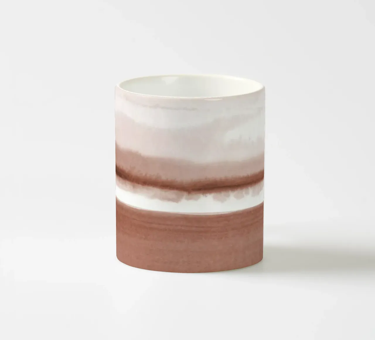 Paesaggio astratto ad acquerello 2 tazza in ceramica da NouveauPrints