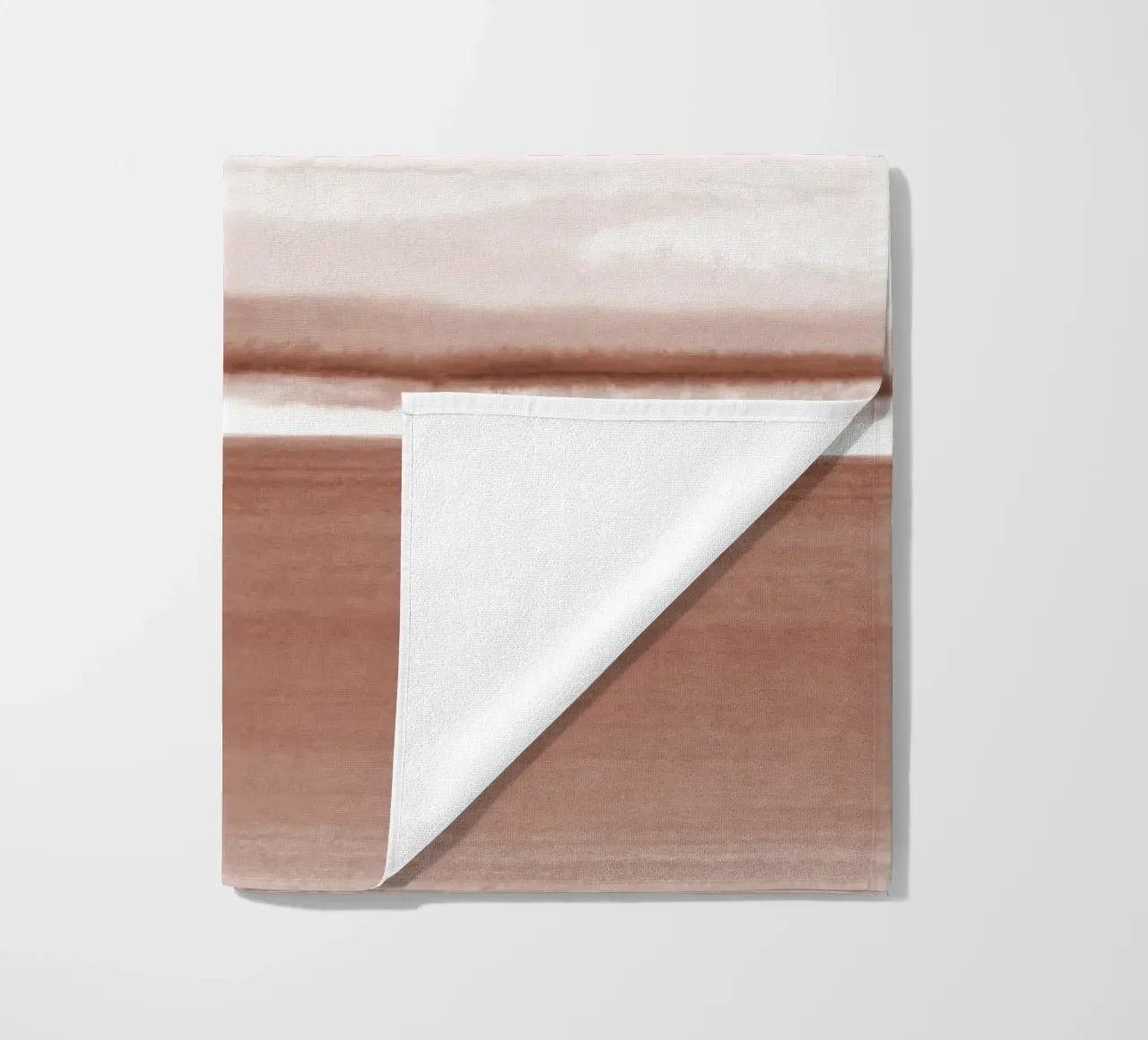 Abstract watercolor landscape 2 beach towel by NouveauPrints