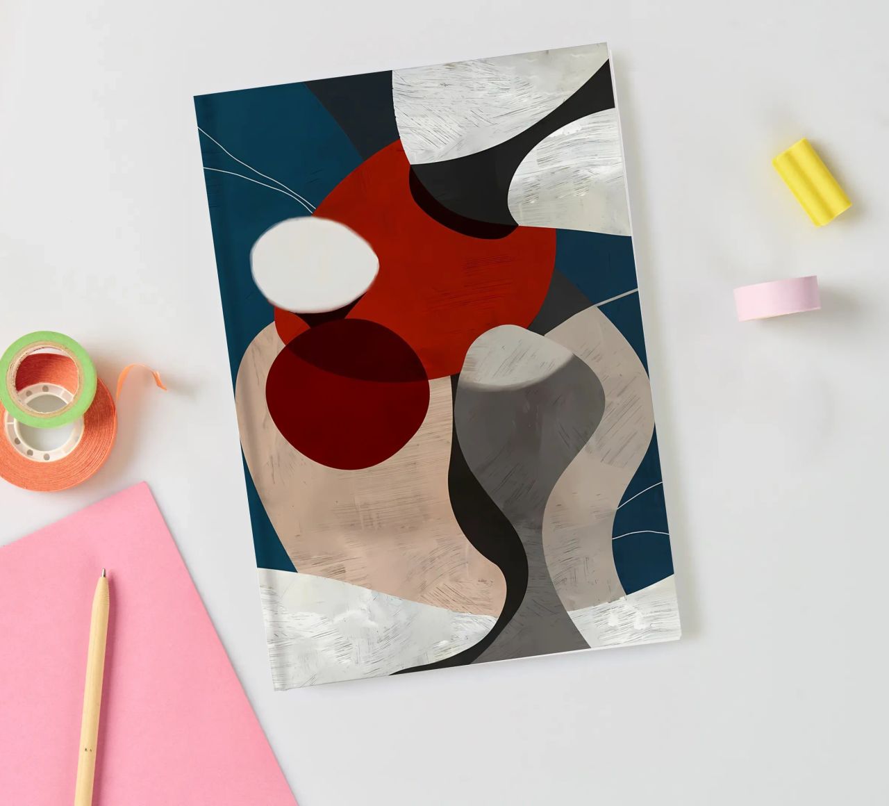 Modern Abstract 87 notebook by Aiden Garcia