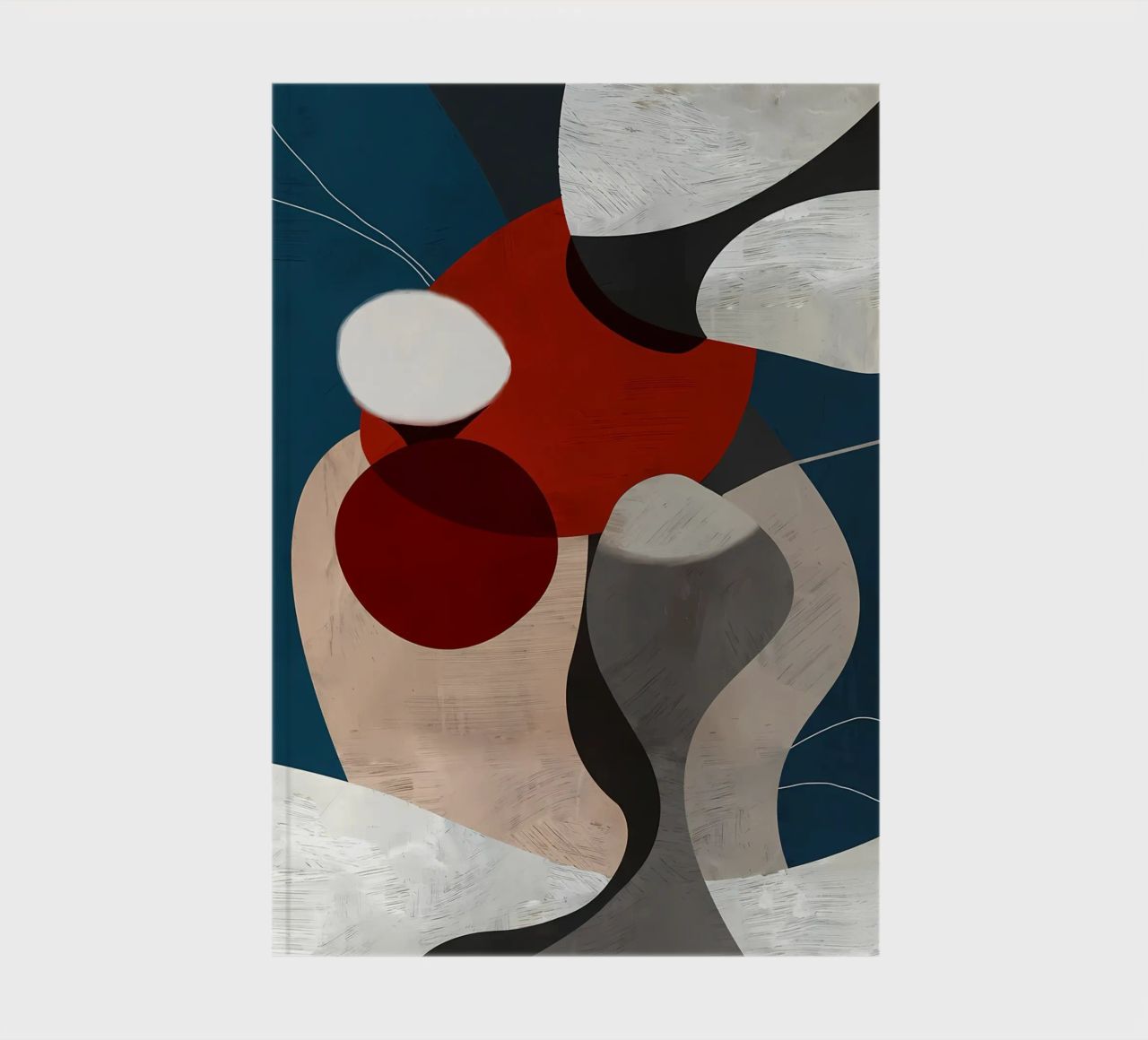 Modern Abstract 87 notebook by Aiden Garcia