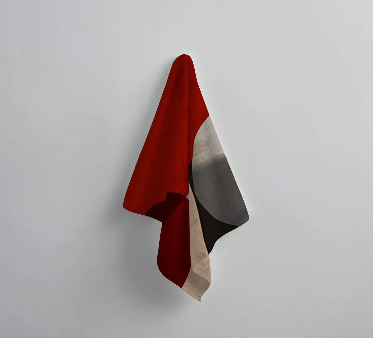 Modern Abstract 87 towel by Aiden Garcia