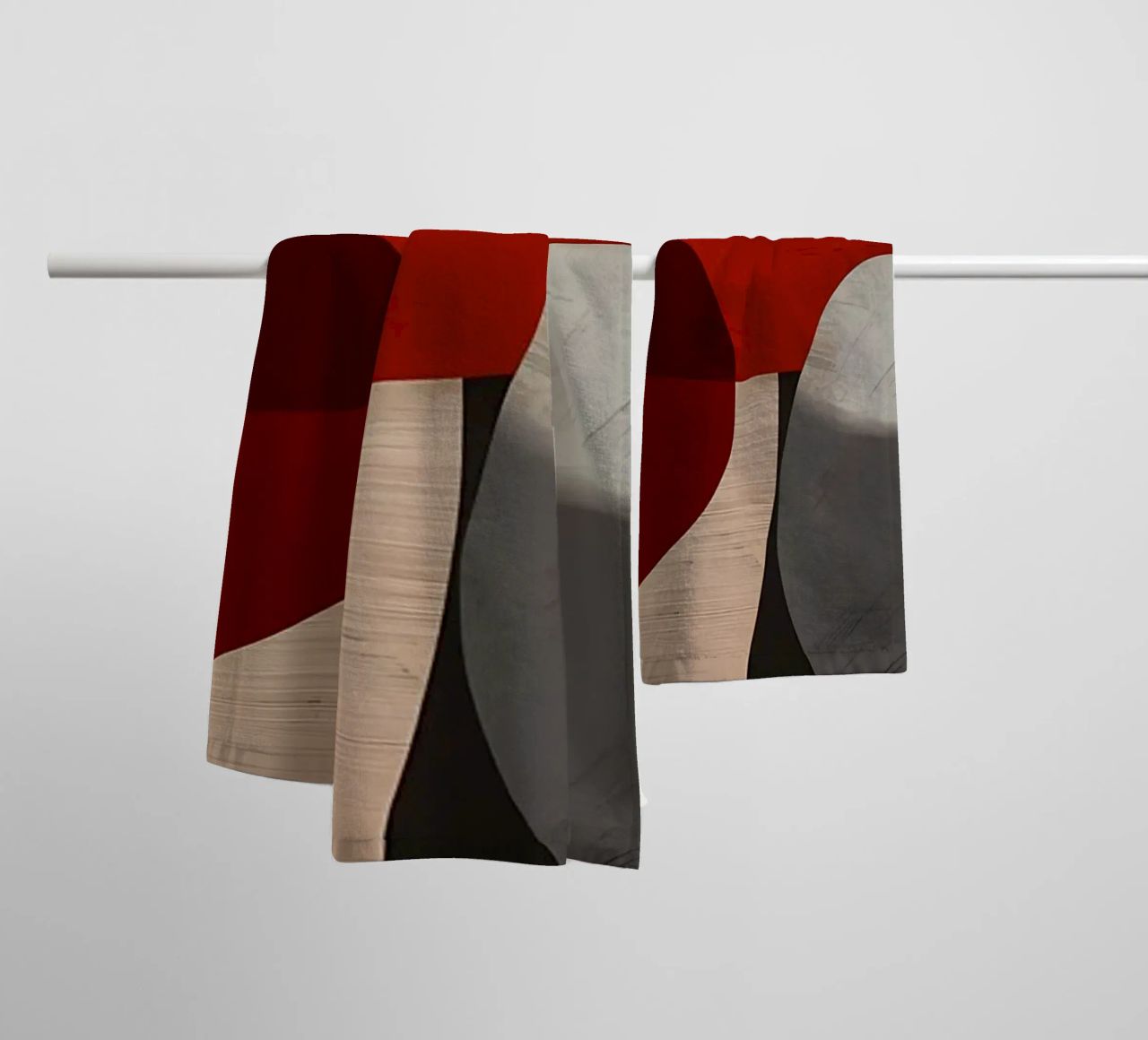 Modern Abstract 87 towel by Aiden Garcia