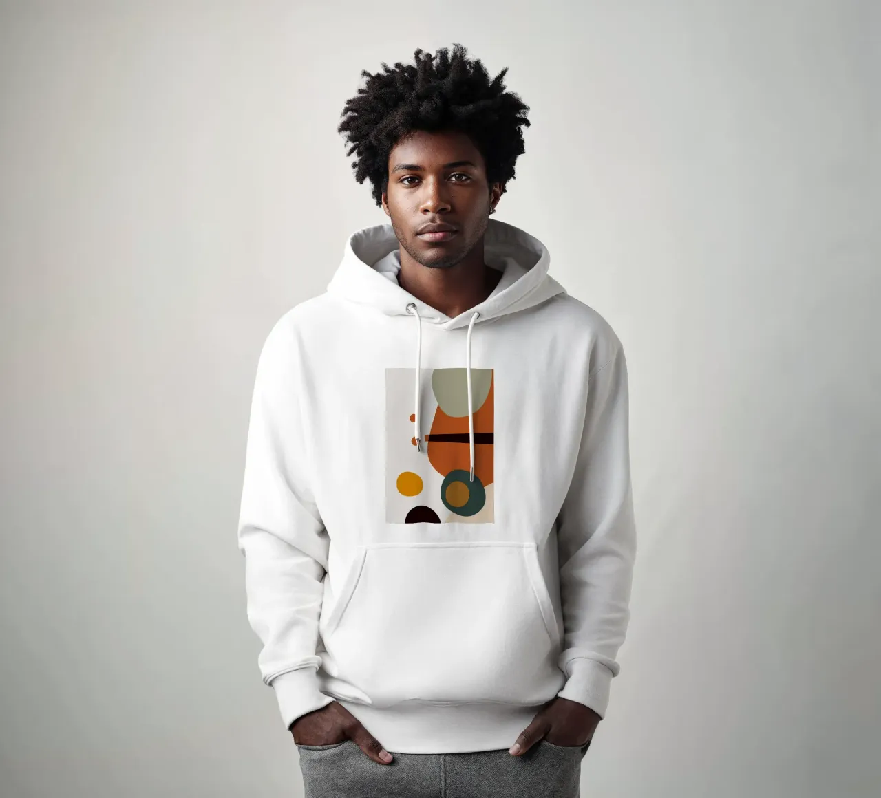 Astratto geometrico felpa con cappuccio da Aiden Garcia
