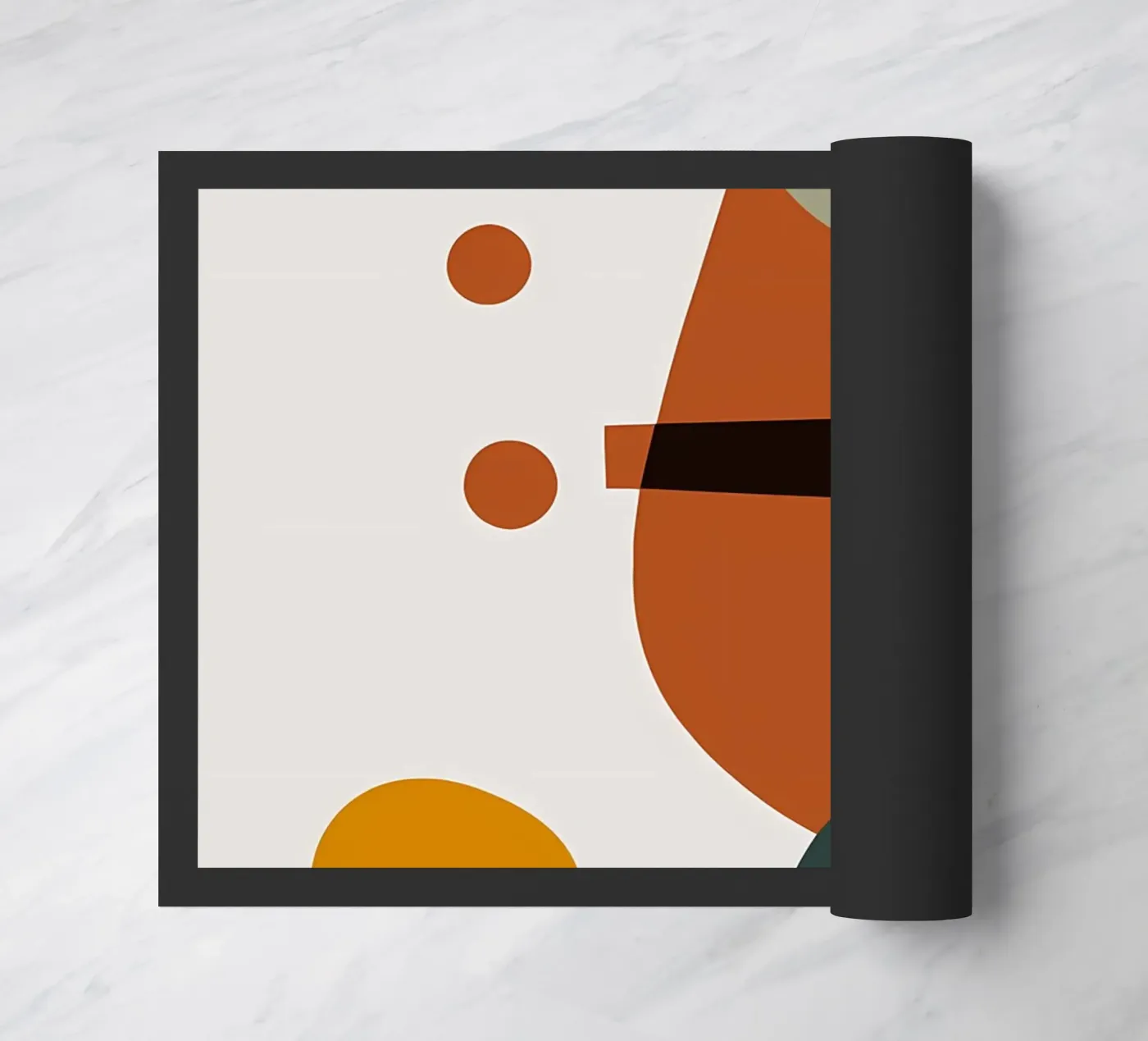 Geometric Abstract doormat by Aiden Garcia