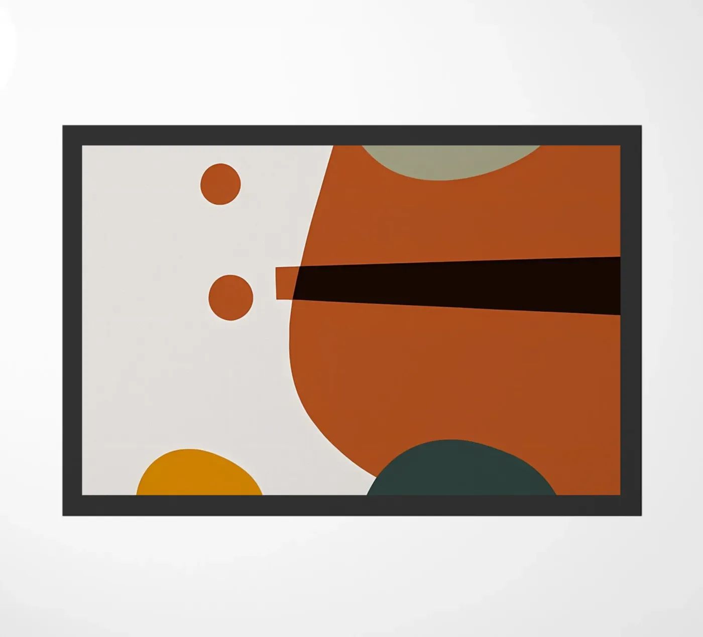 Geometric Abstract doormat by Aiden Garcia