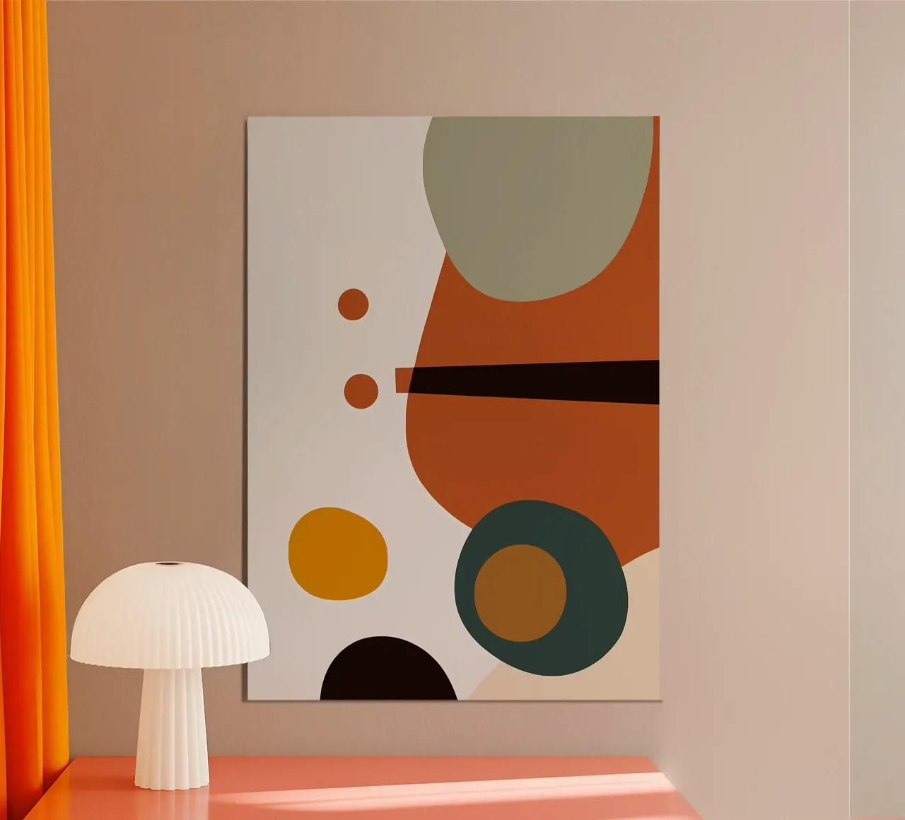 Geometric Abstract hahnemühle by Aiden Garcia