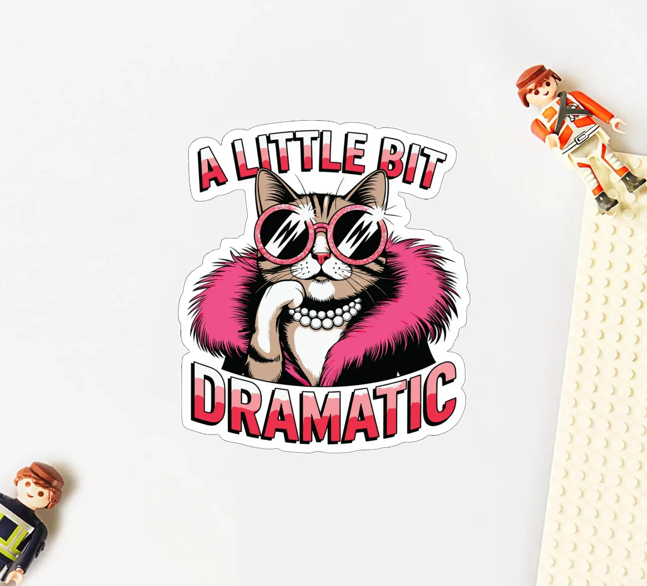A Little Bit Dramatic adesivo da edsonramosart