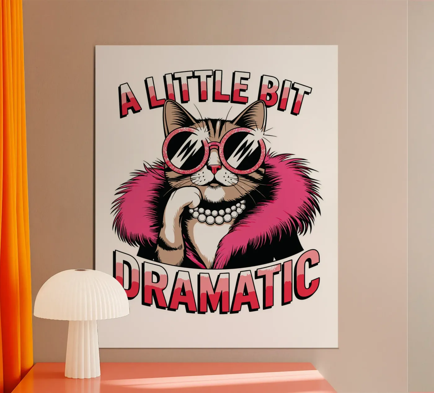 A Little Bit Dramatic Poster von edsonramosart