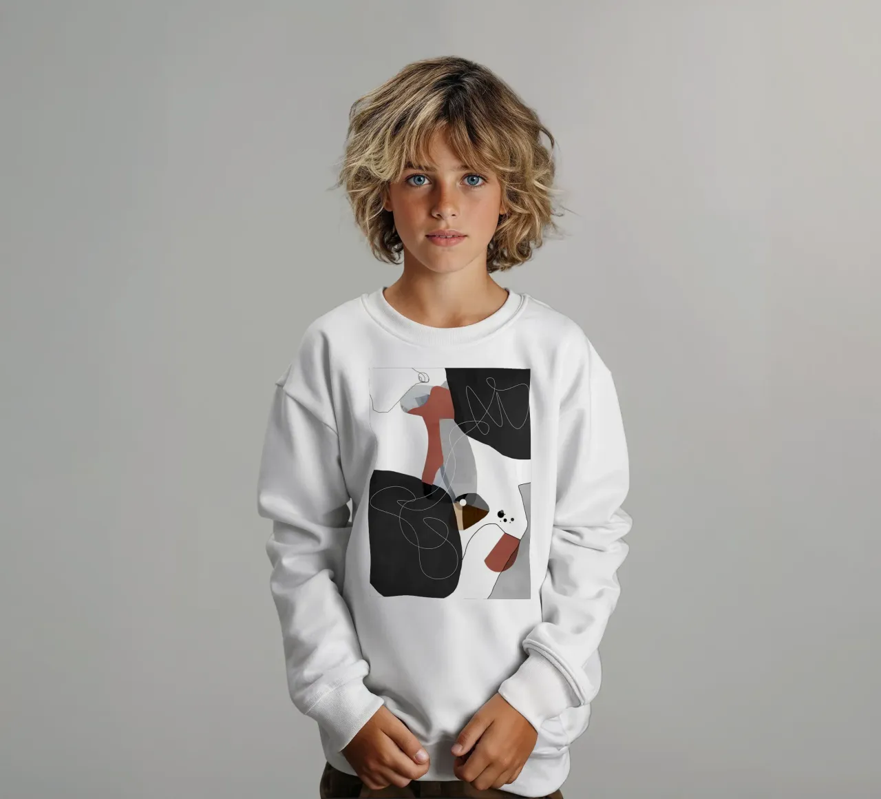 Astratto moderno 54 felpa bambino da Aiden Garcia