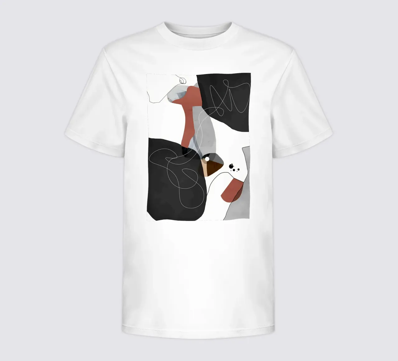 Astratto moderno 54 t-shirt bambini da Aiden Garcia