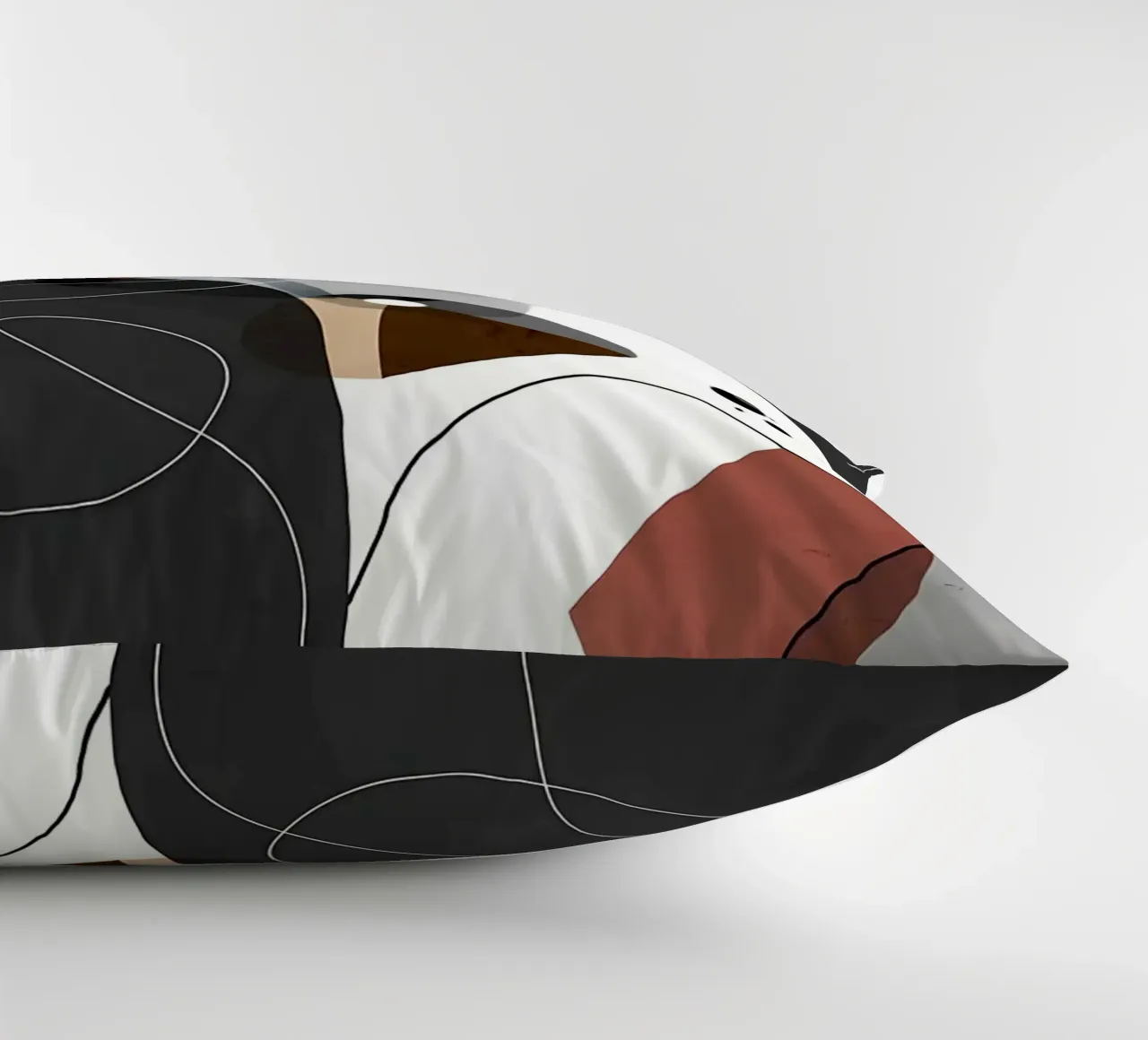 Modern abstract 54 decorative cushion by Aiden Garcia