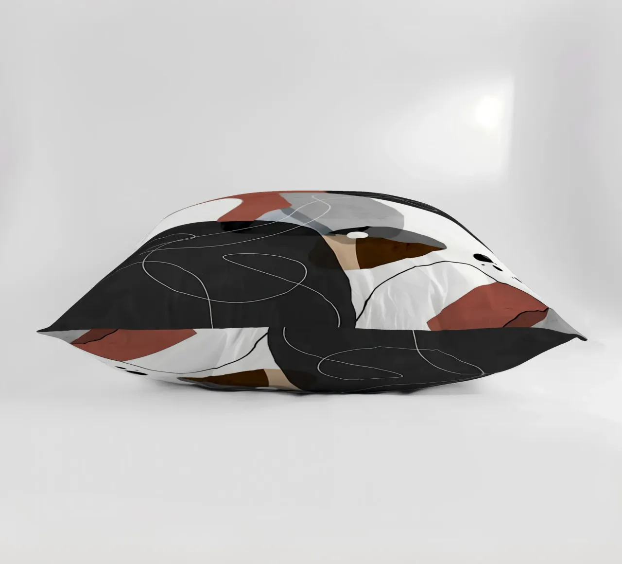 Modern abstract 54 decorative cushion by Aiden Garcia