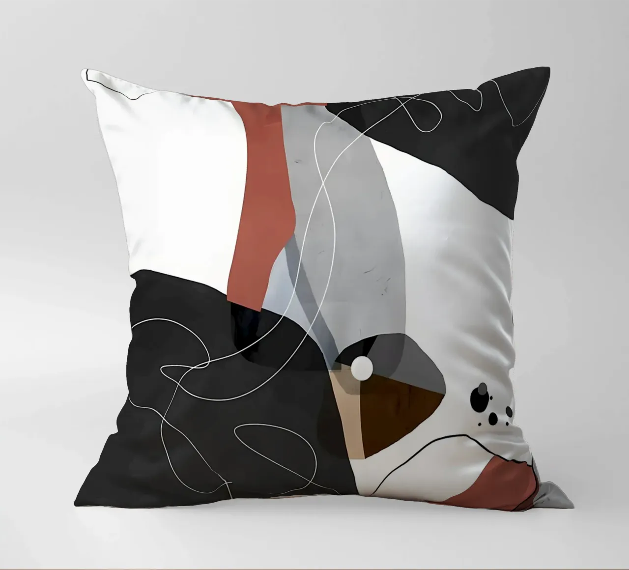 Modern abstract 54 decorative cushion by Aiden Garcia