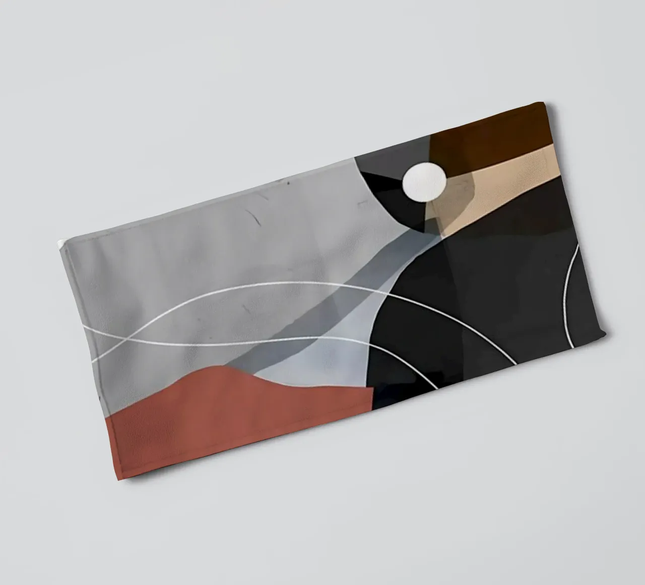 Modern abstract 54 towel by Aiden Garcia
