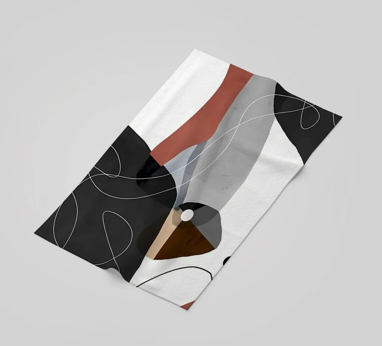 Astratto moderno 54 telo mare da Aiden Garcia