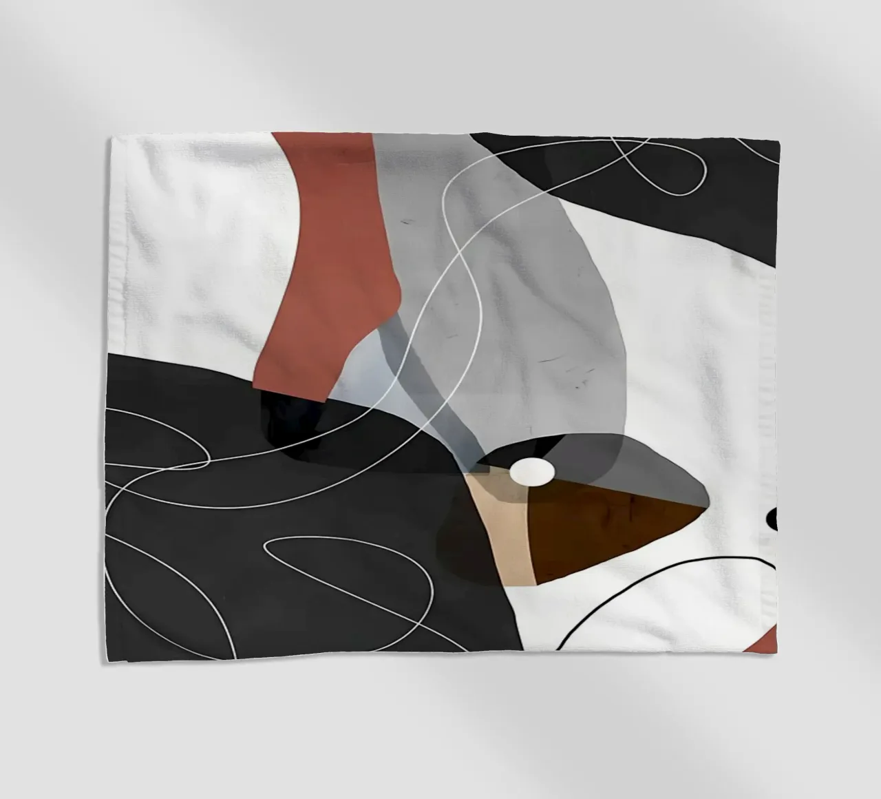 Astratto moderno 54 telo mare da Aiden Garcia