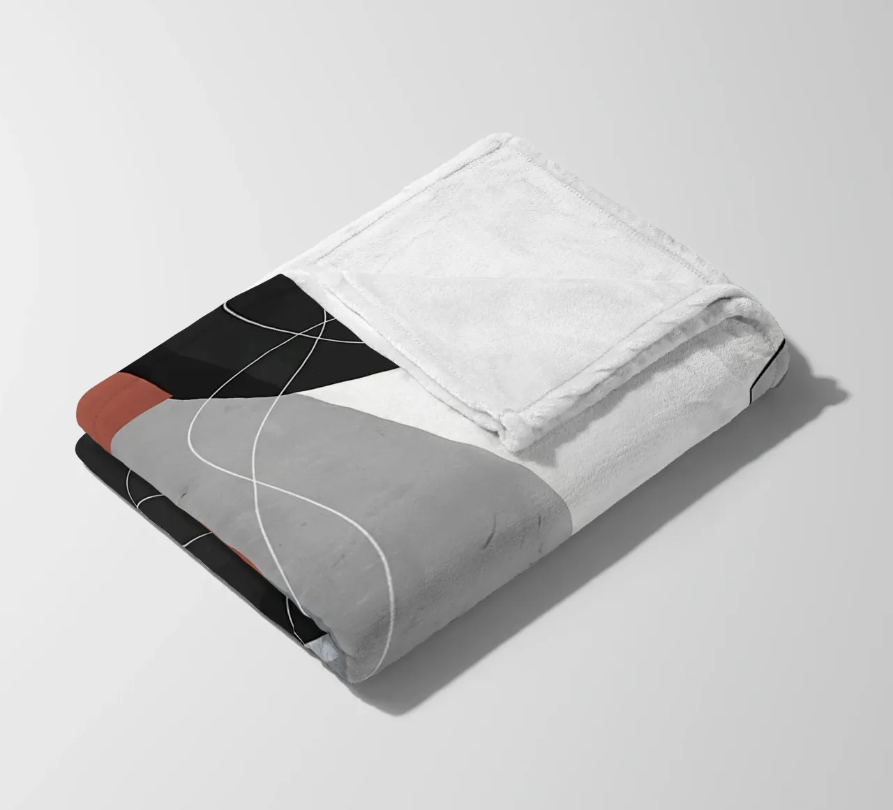 Astratto moderno 54 coperta in pile da Aiden Garcia