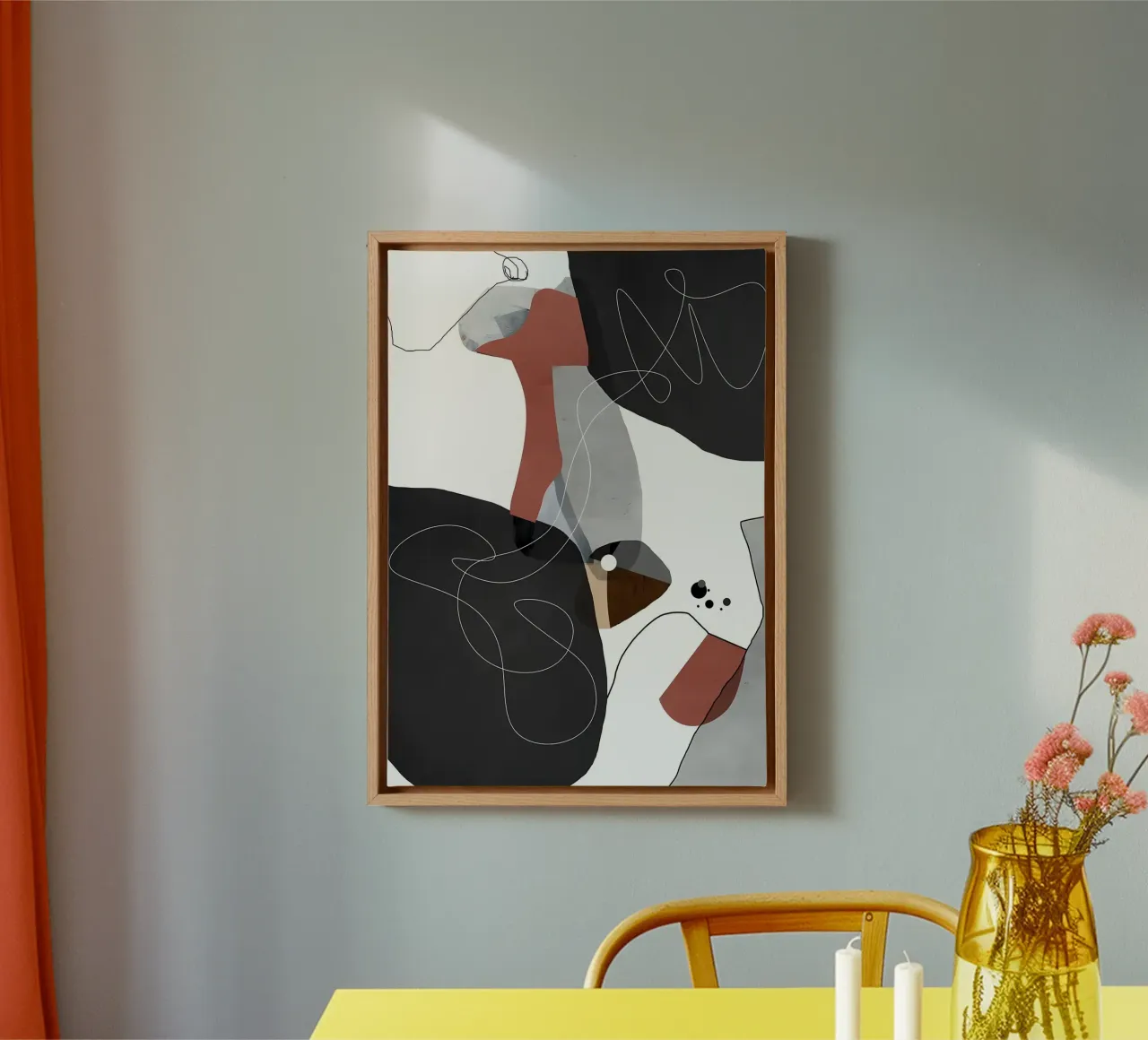 Modern abstract 54 canvas by Aiden Garcia