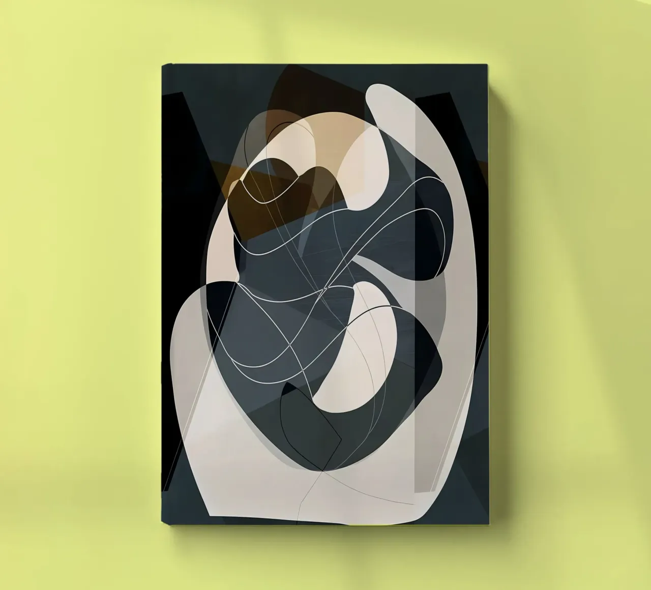 Modern abstract 81 notebook by Aiden Garcia
