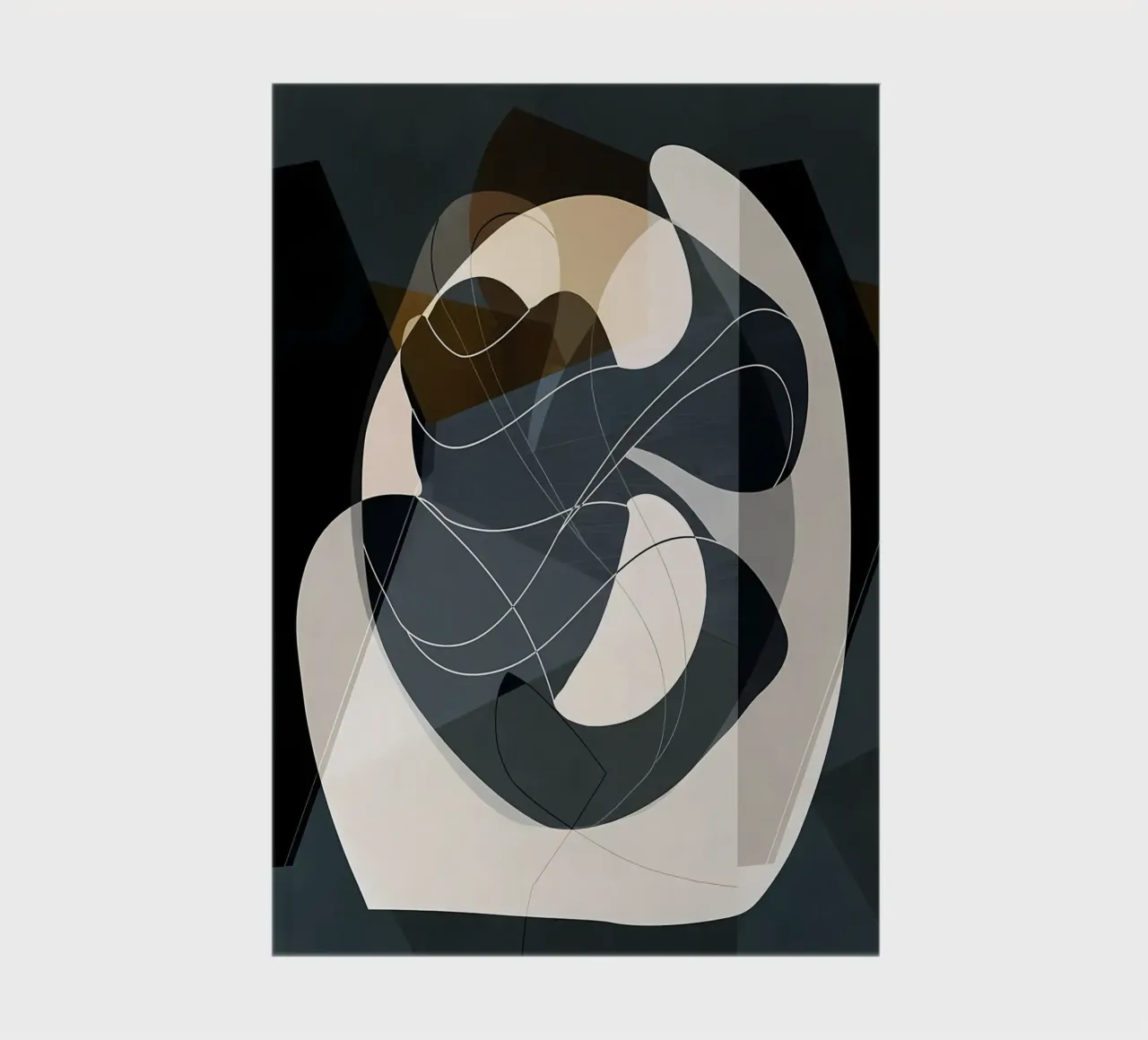 Modern abstract 81 notebook by Aiden Garcia