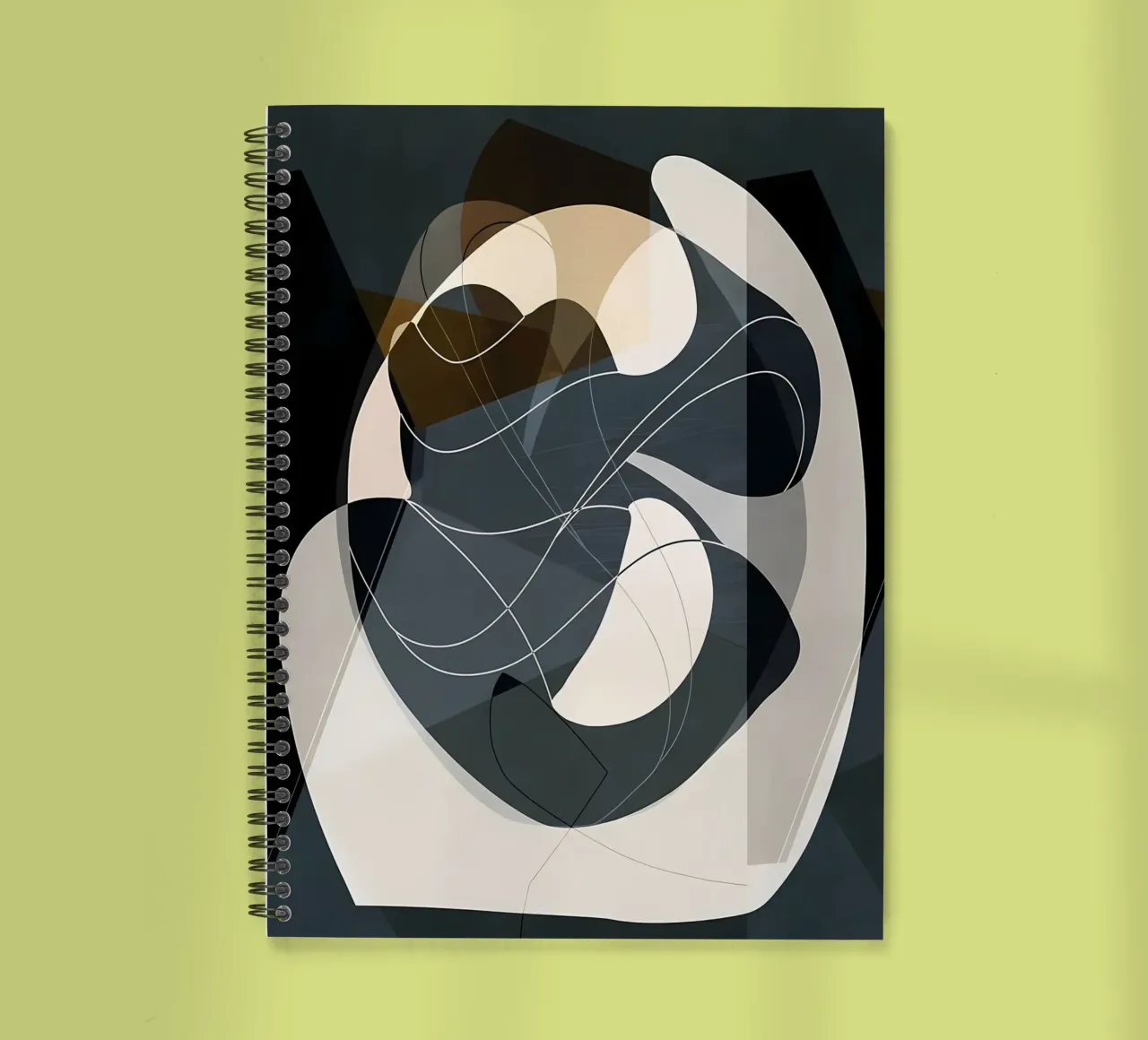 Astratto moderno 81 diario ad anelli da Aiden Garcia