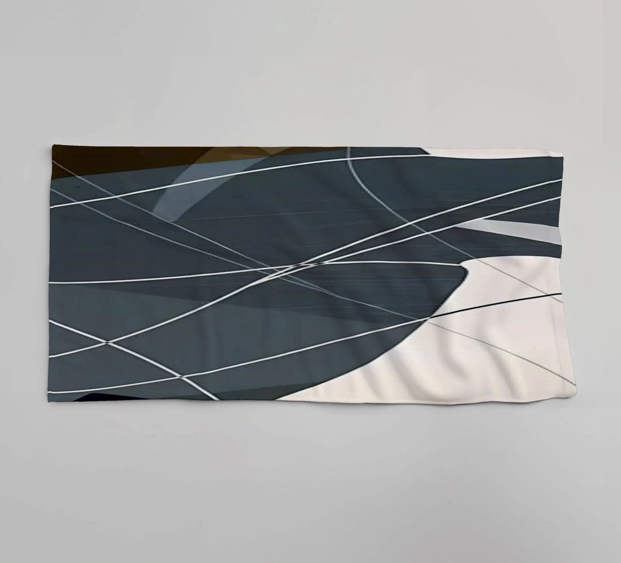 Modern abstract 81 towel by Aiden Garcia