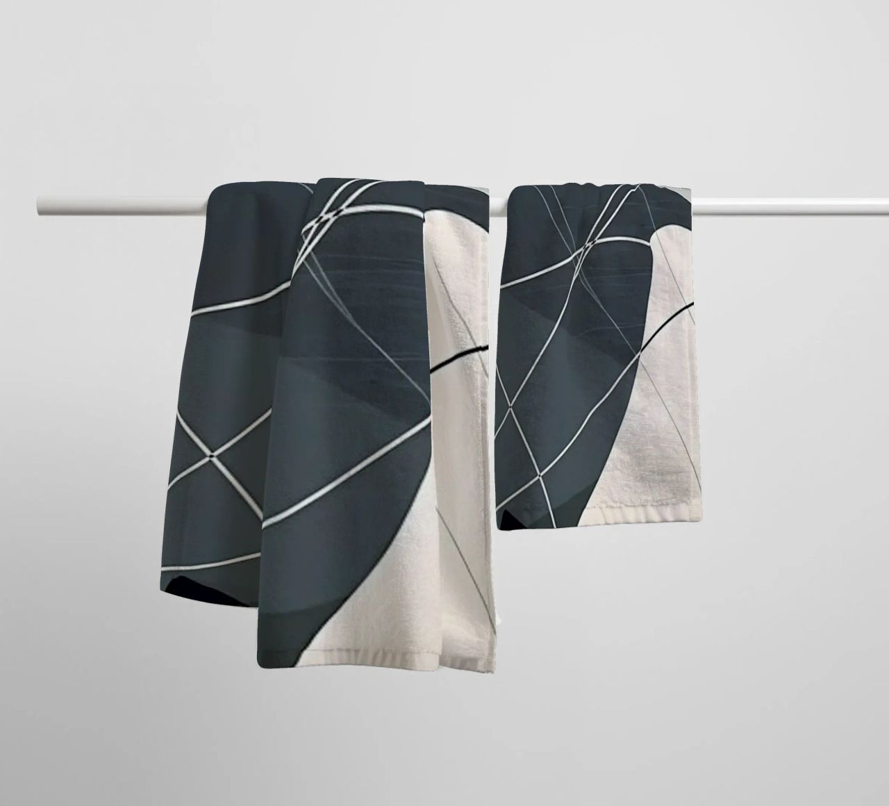 Modern abstract 81 towel by Aiden Garcia