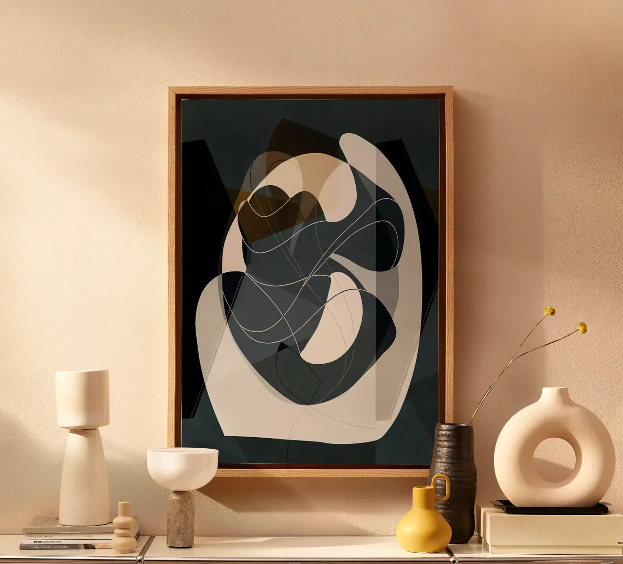 Modern abstract 81 canvas van Aiden Garcia
