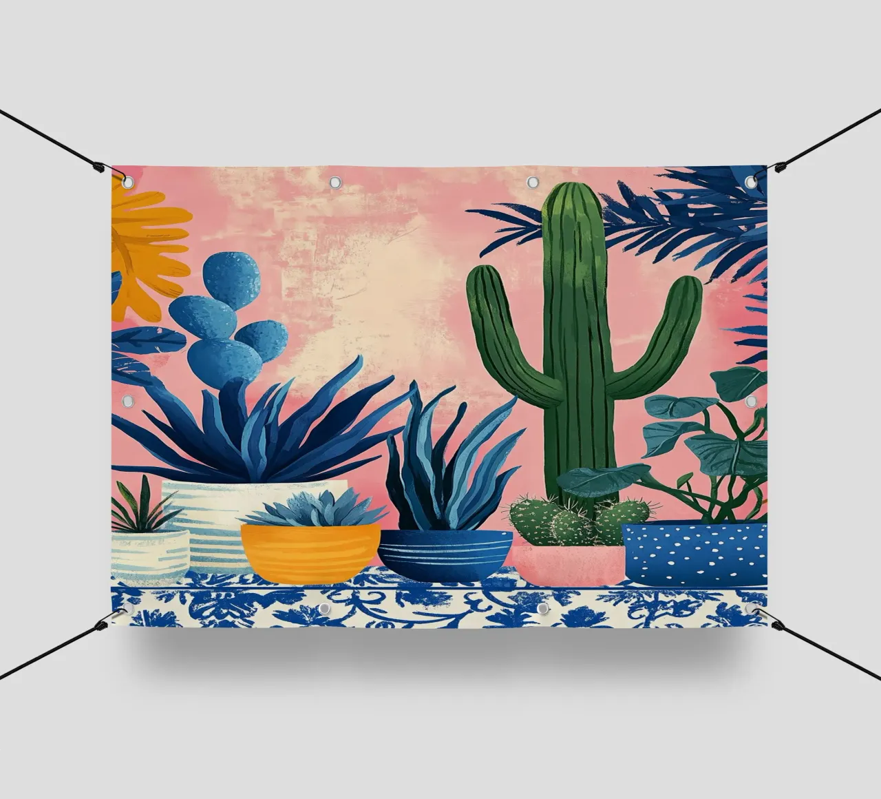 Fiori in vaso telo in pvc da Justyna Jaszke JBJart