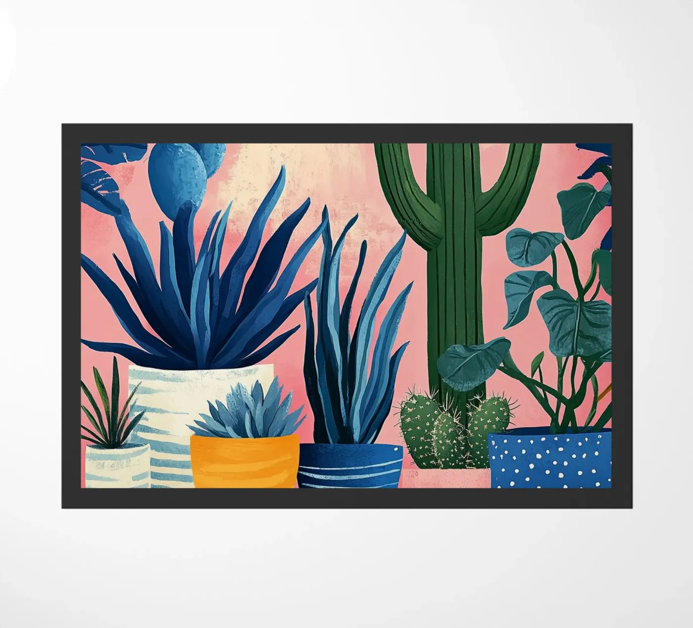 Topfblumen Fußmatte von Justyna Jaszke JBJart