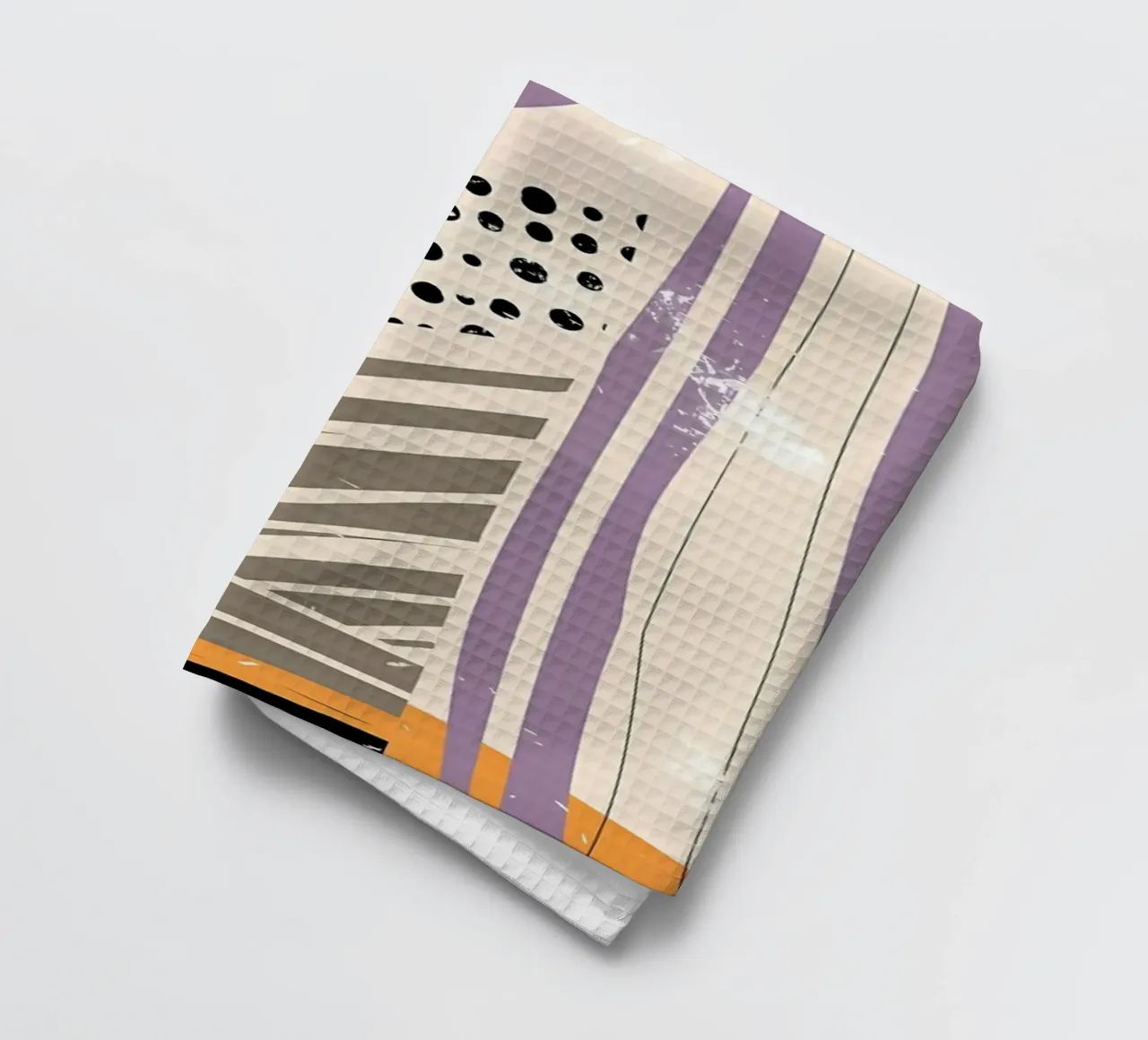 Handgetekende abstracte kunst theedoek van Aiden Garcia
