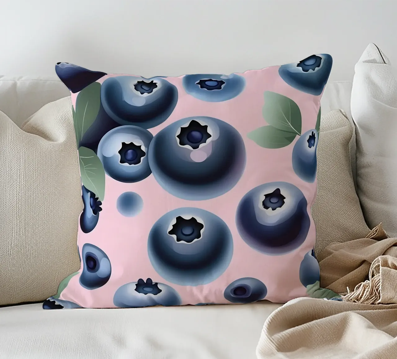 Mirtilli_stile_A_2 cuscino da Pink- und LoveArt by LK