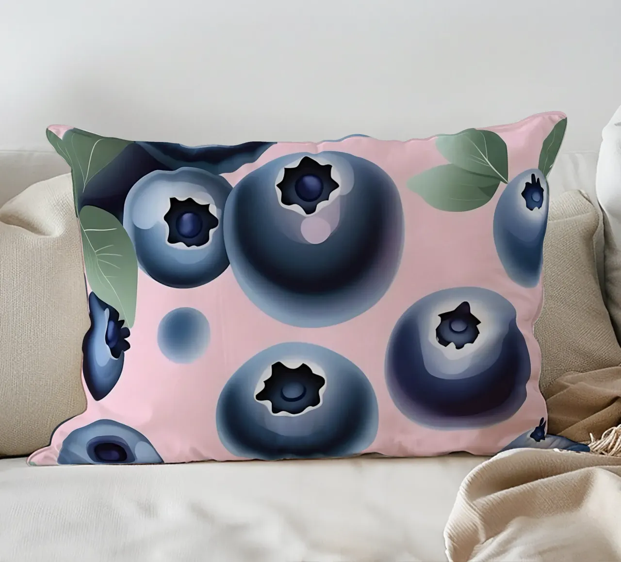 Mirtilli_stile_A_2 cuscino da Pink- und LoveArt by LK