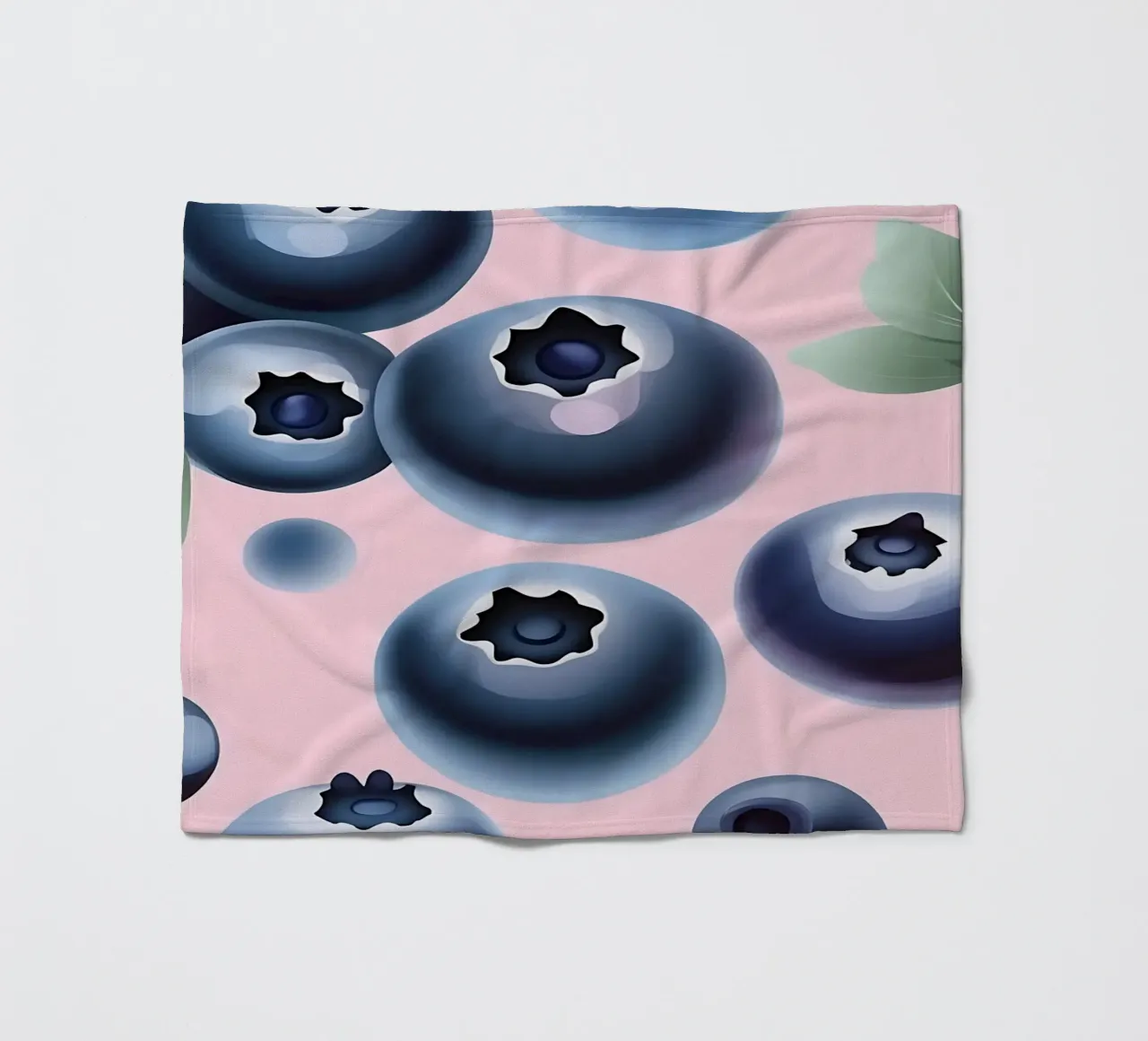 Mirtilli_stile_A_2 coperta in pile da Pink- und LoveArt by LK