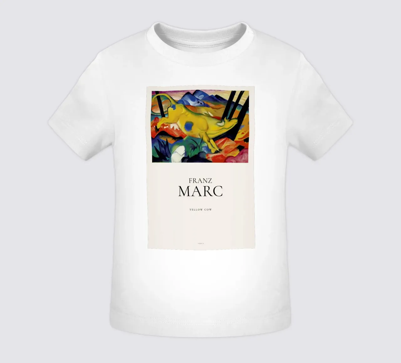 Franz Marc - Yellow Cow baby t-shirt by ARTOTHEK