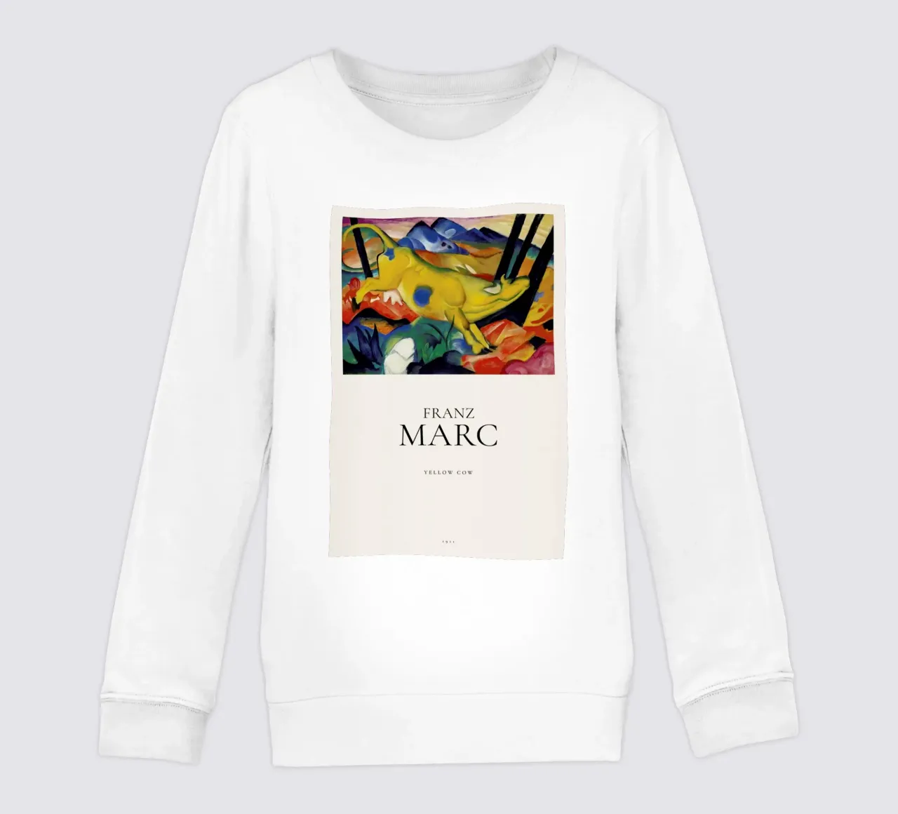Franz Marc - Yellow Cow felpa bambino da ARTOTHEK