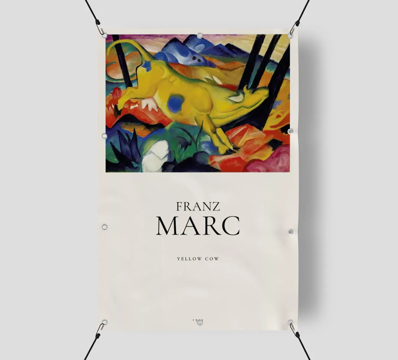 Franz Marc - Yellow Cow telo in pvc da ARTOTHEK