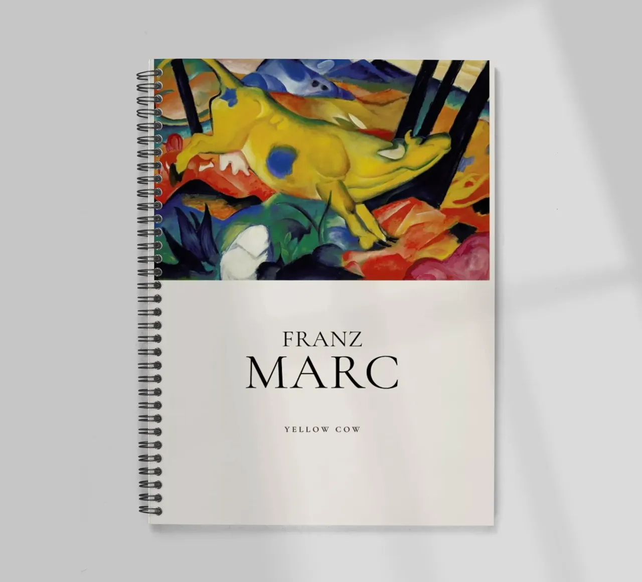 Franz Marc - Yellow Cow spiral notebook by ARTOTHEK