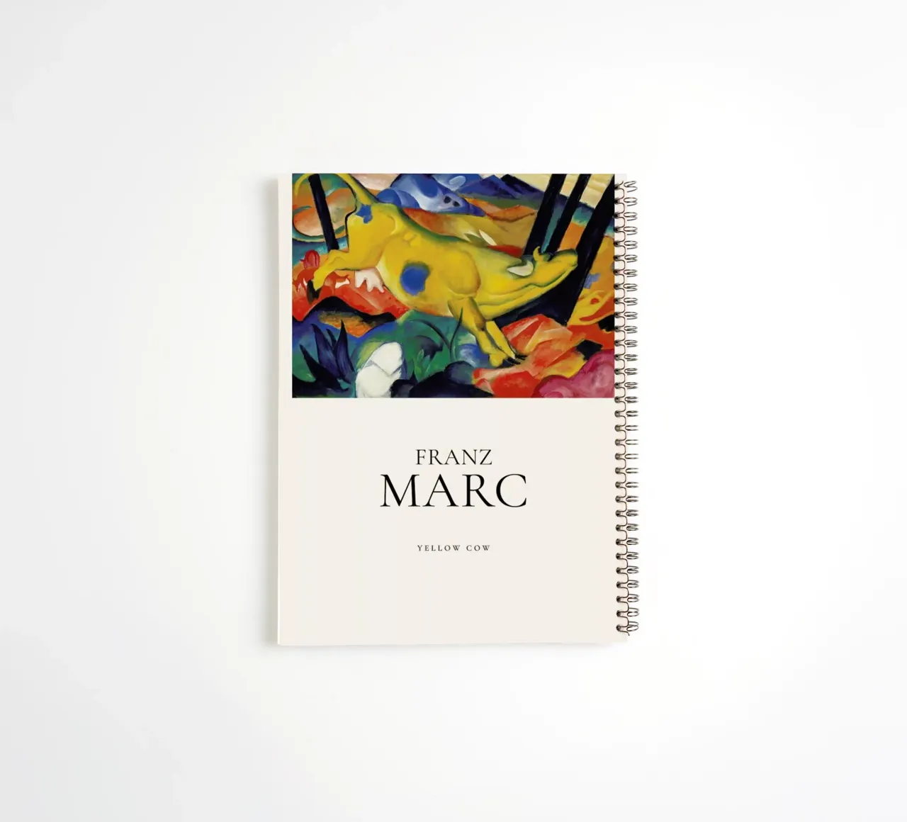 Franz Marc - Yellow Cow spiral notebook by ARTOTHEK