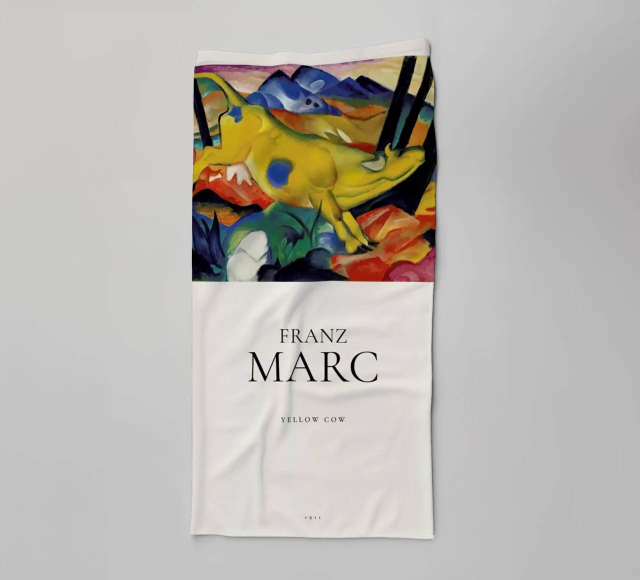 Franz Marc - Yellow Cow asciugamano da bagno da ARTOTHEK