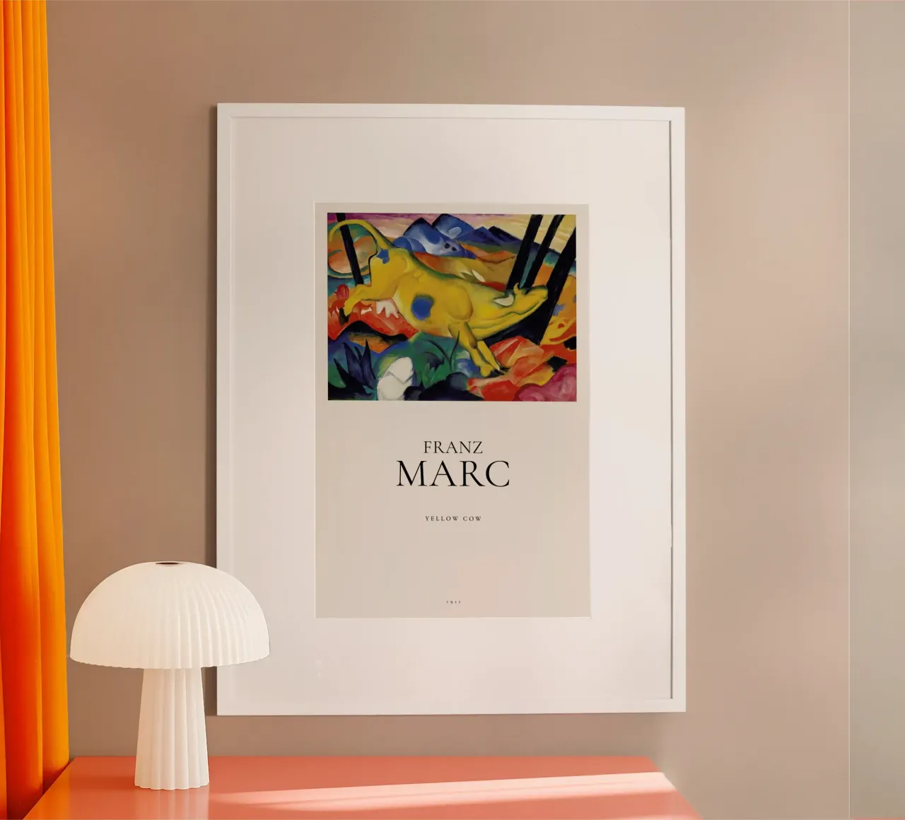 Franz Marc - Yellow Cow carta hahnemühle da ARTOTHEK