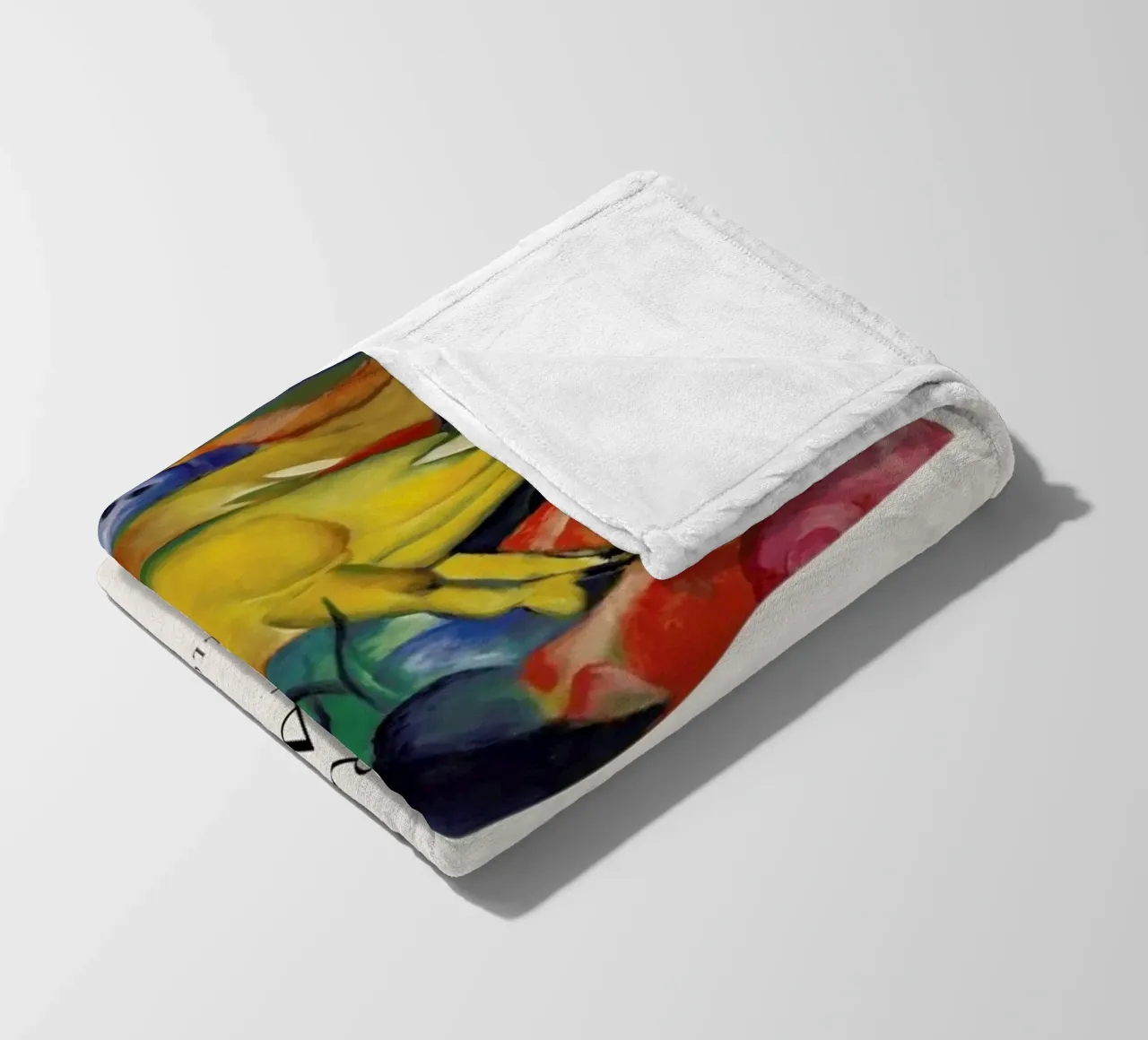 Franz Marc - Yellow Cow coperta in pile da ARTOTHEK