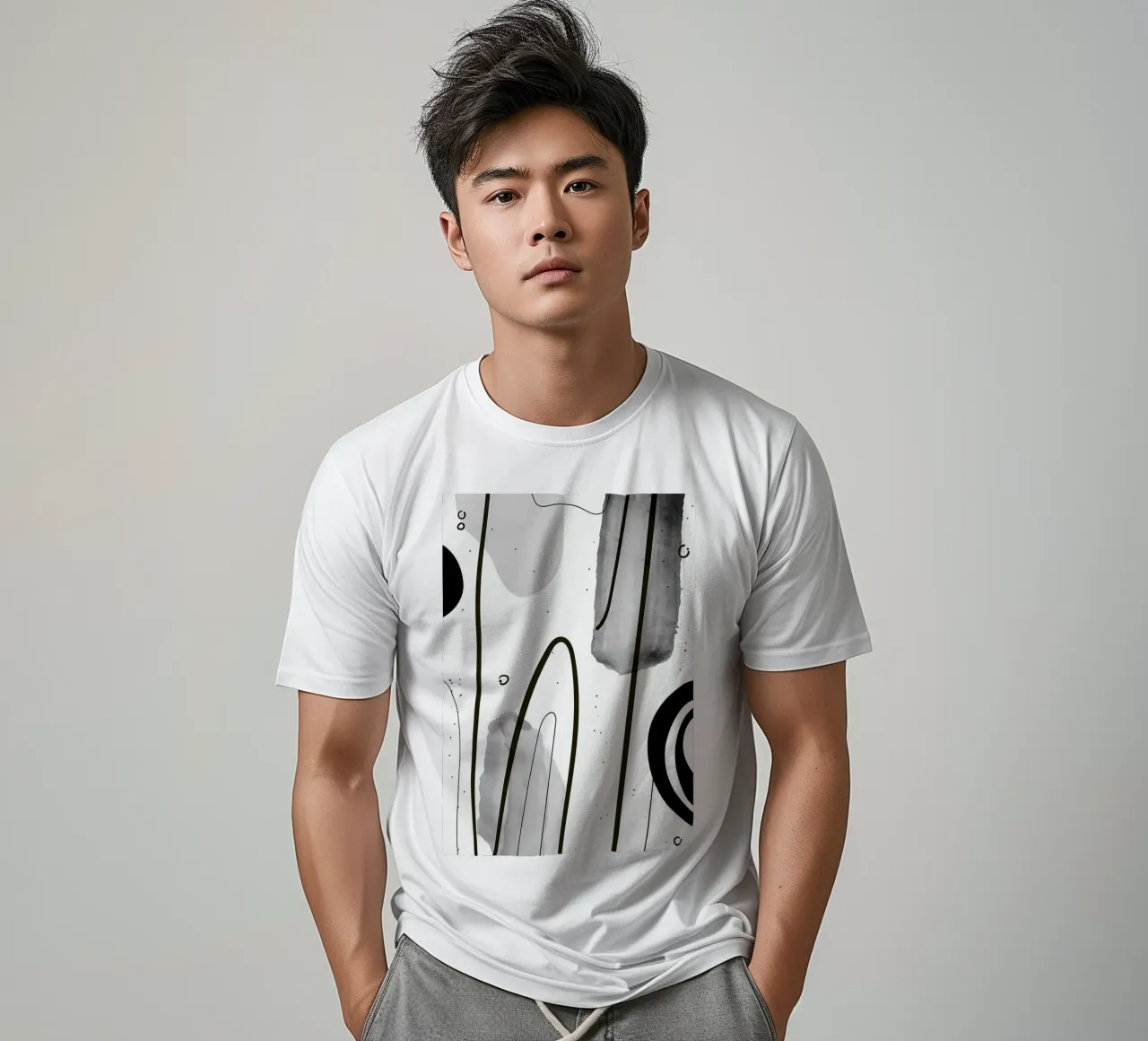 Acquerello astratto 022 t-shirt da Aiden Garcia