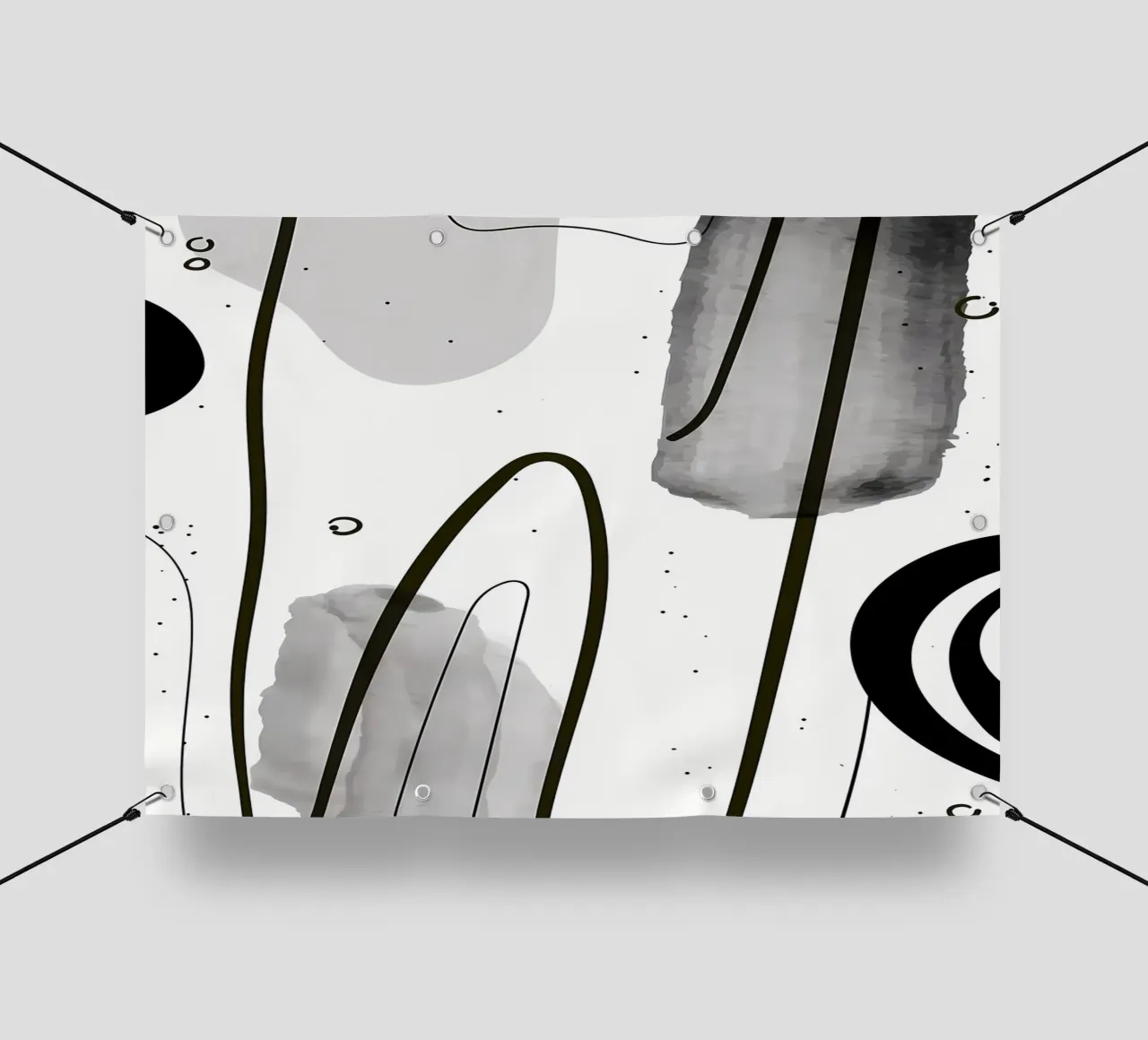 Acquerello astratto 022 telo in pvc da Aiden Garcia