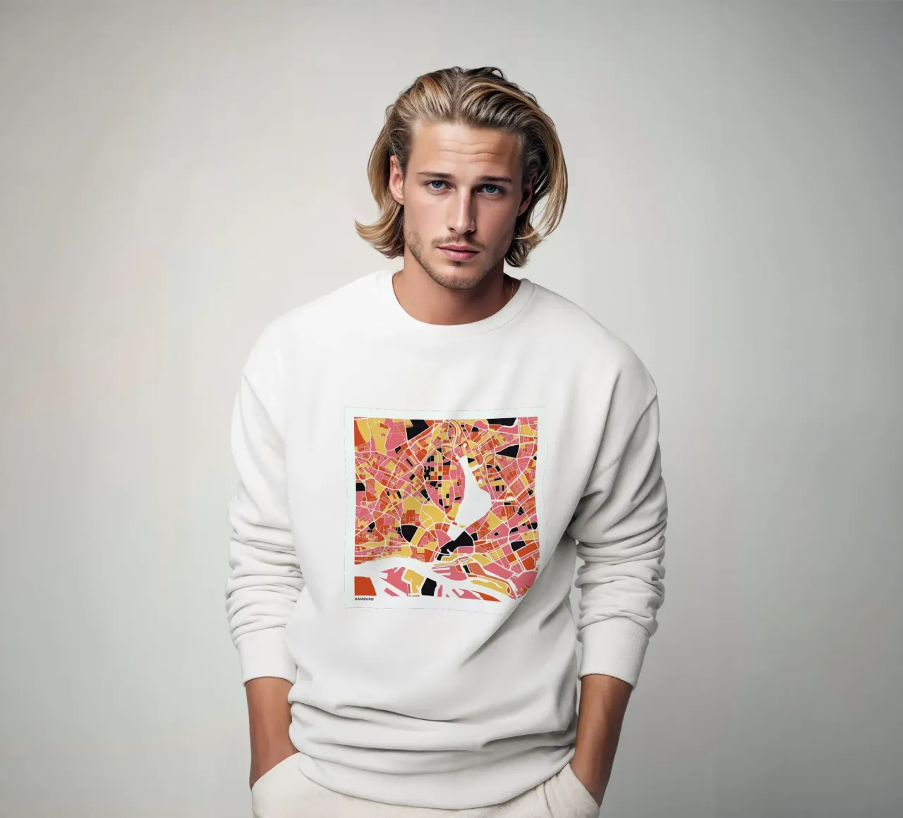 Hamburg II sweatshirt by The Cartography Collection